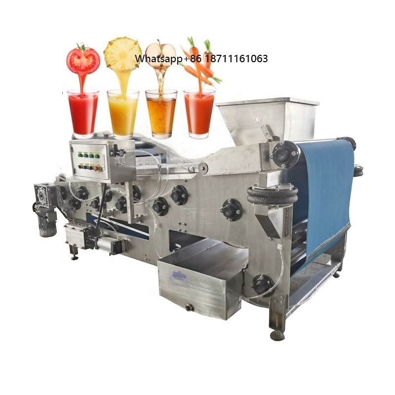 Cold Press Juicer - Industriële fruitkoudpers, bandpers, sapmachine