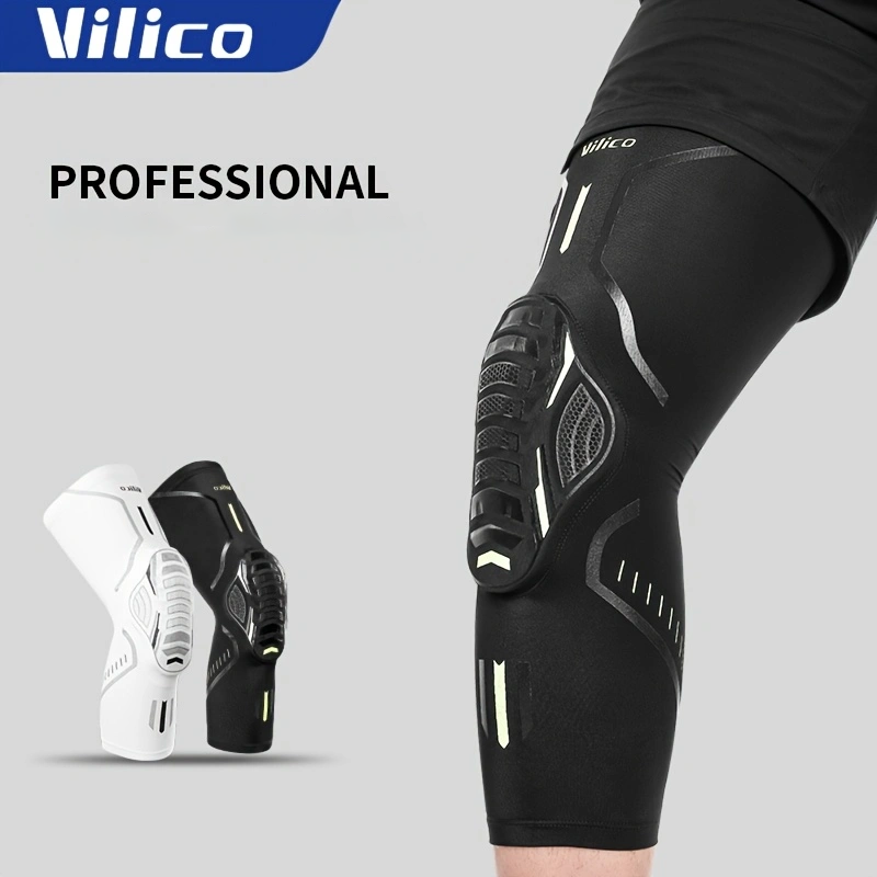 Compression Knee Sleeve - 1-delig compressiekniebeschermer, schokbestendig kniebeschermer, hardloopkniebeschermer, kniebeschermer
