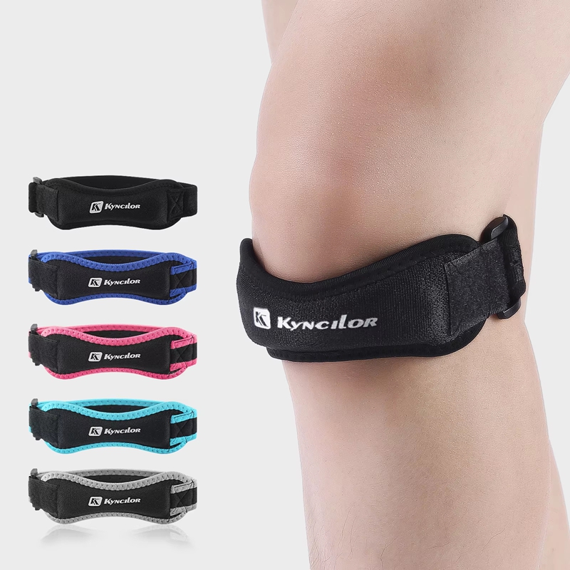 Compression Knee Sleeve - Outdoor sport kniebeschermers kniebandage met patellapeesondersteuning,