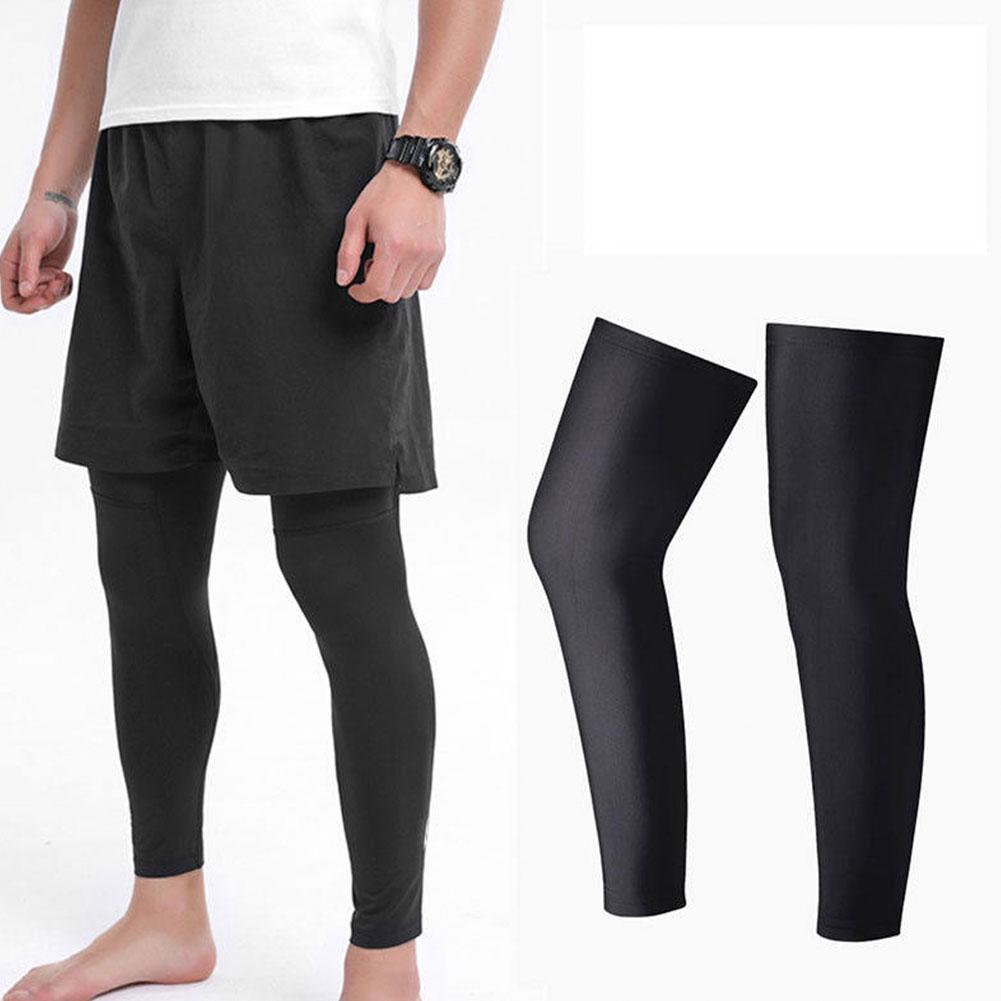 Compression Knee Sleeve - Zonbescherming Beenbeschermers Beencompressiemouwen Basketbal Sport Kniebeschermers