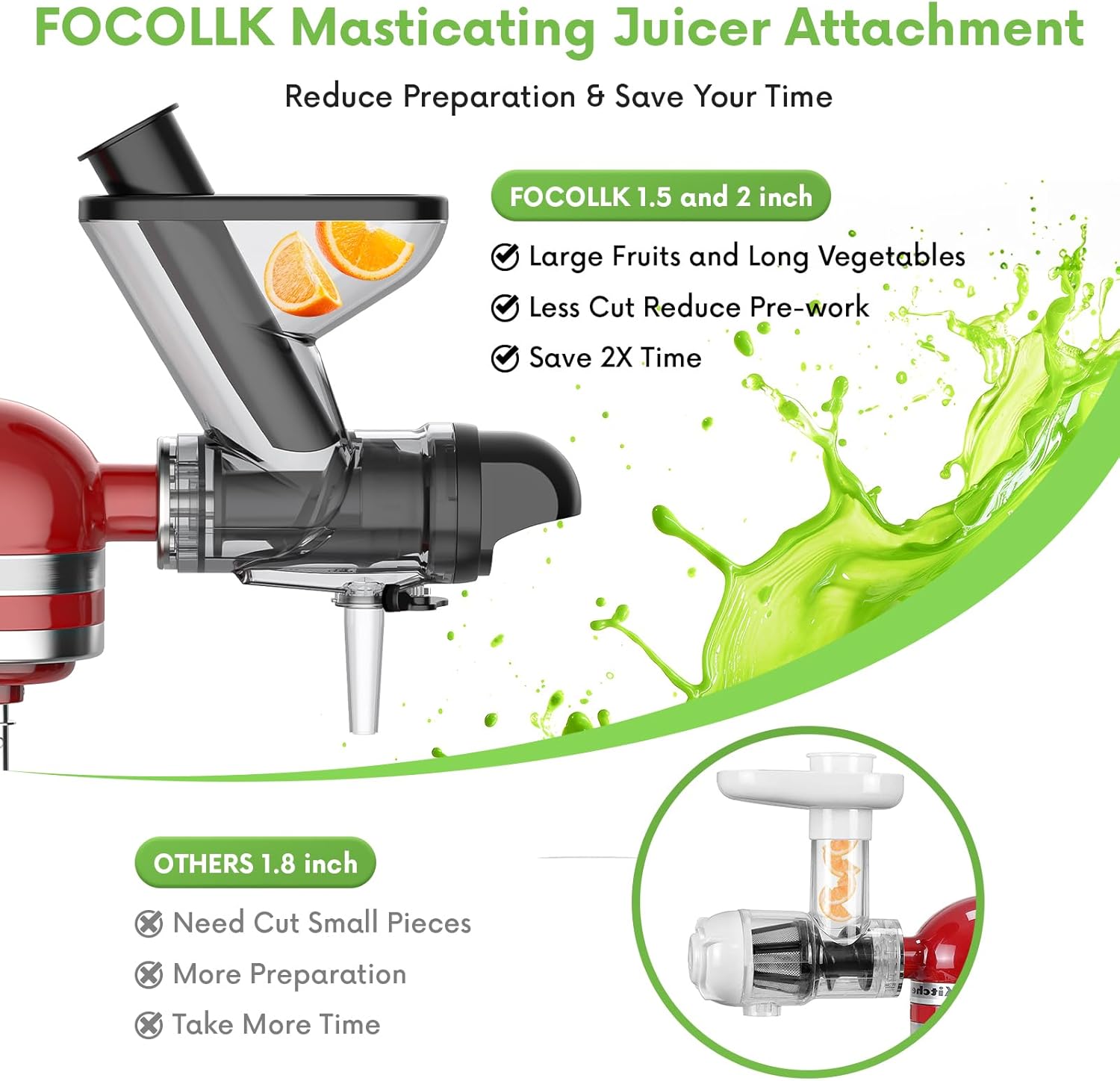 Kauwende sapcentrifuge-aanslui - Cold Press Juicer recensie en prijs