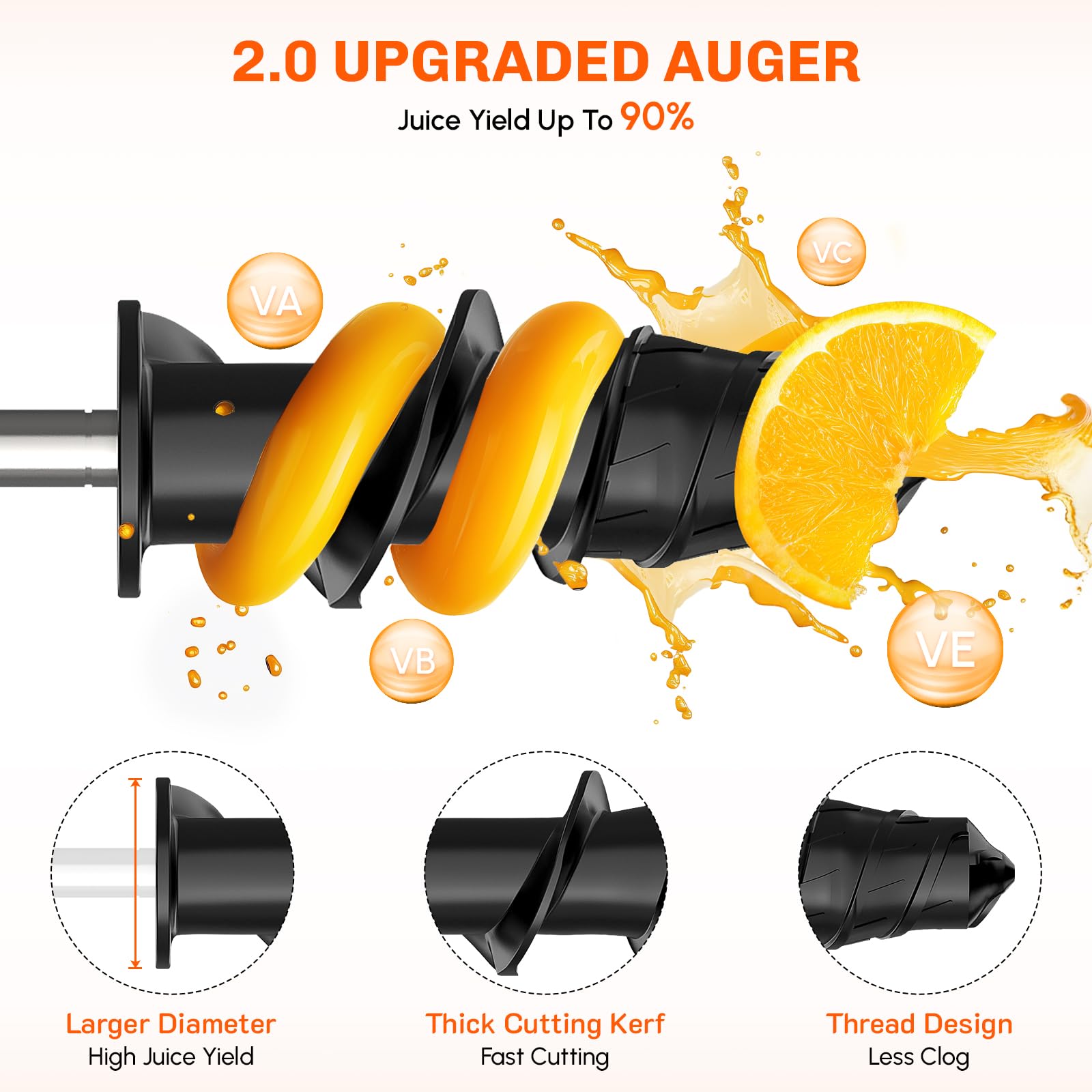 Kauwende sapcentrifuge-aanbouw - Cold Press Juicer recensie en prijs