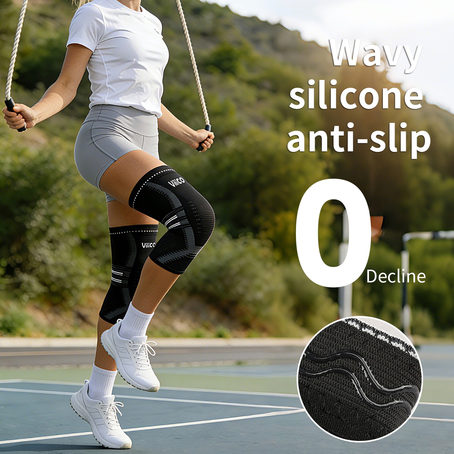 1 stuks kniebrace voor dames & - Compression Knee Sleeve recensie en prijs